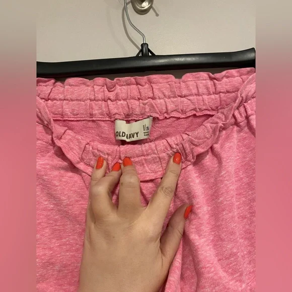 •2/$20• Old Navy Y2K Low-Rise Pink Shorts - Picture 2 of 3